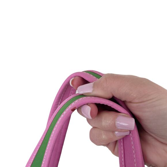 The Sak White Green Pink Shoulder Tote Bag - Picture 7 of 11